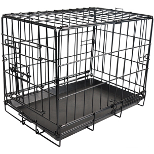 CAGE POUR CHIEN KEO NOIR 30x47x37CM