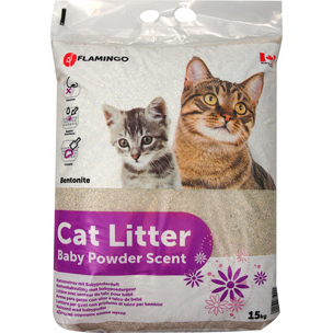 LITIERE POUR CHATS POUDRE BEBE 15KG